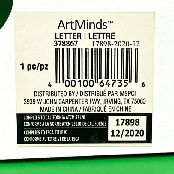 Wood Alphabet Letters A B C D White Crafting Home Décor Kids Room Classroom Art - Picture 5 of 12